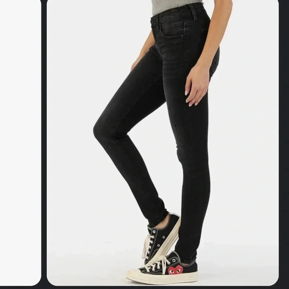 NWT!! KUT from the Kloth - Mia Toothpick Skinny in Developed Black - Size 4 - Picture 2 of 9
